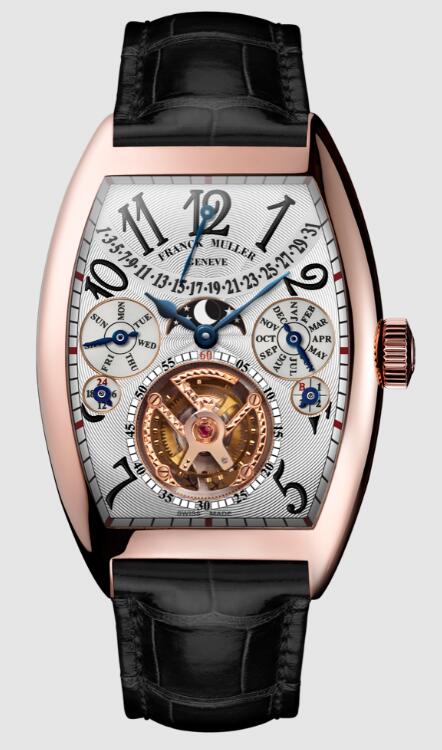 Franck Muller Perpetual Calendars Replica Watch 8880 T QP Black Leather